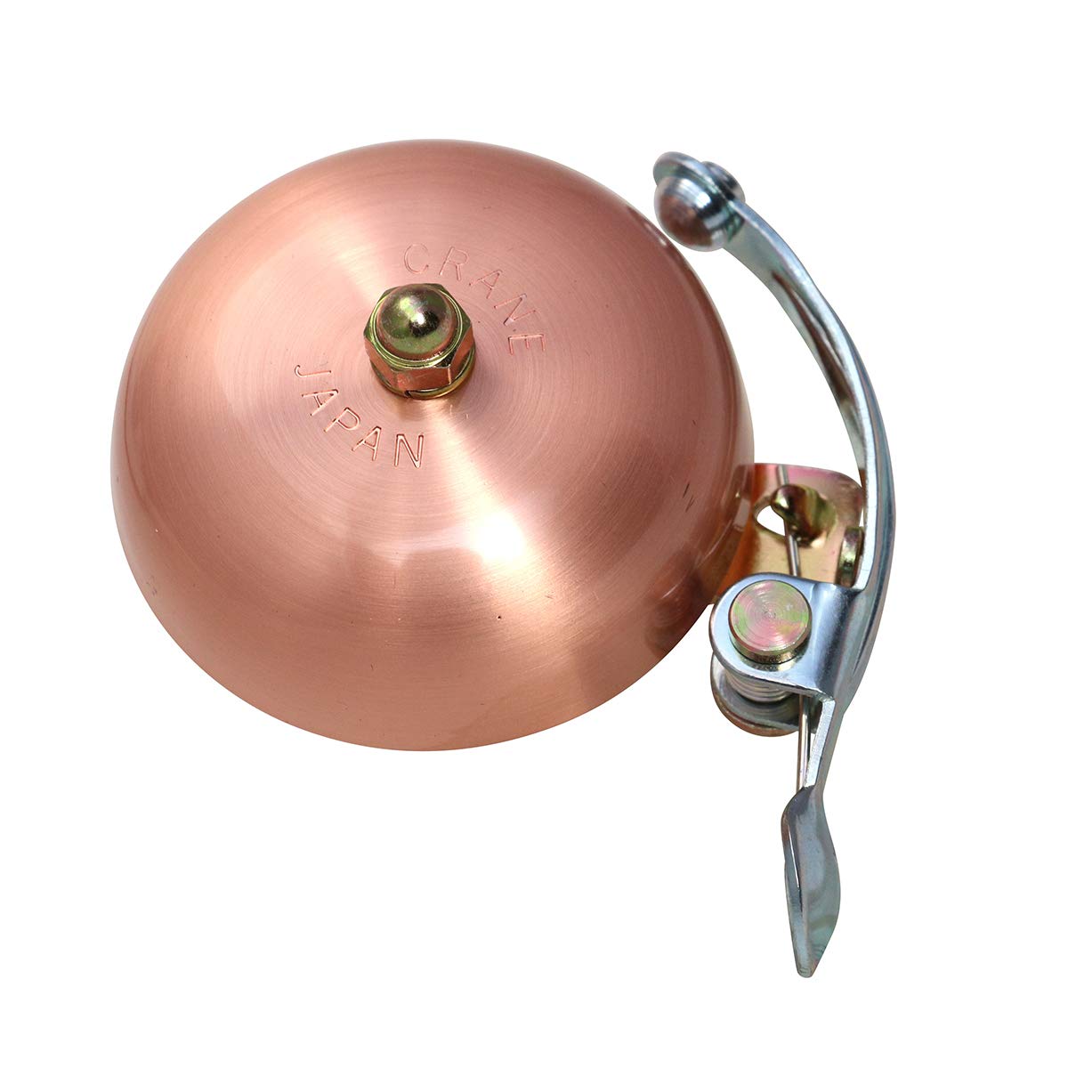 ◆Bell◆ Crane Bike Bell, Brushed Copper, Suzu Bicycle Bell, Made in